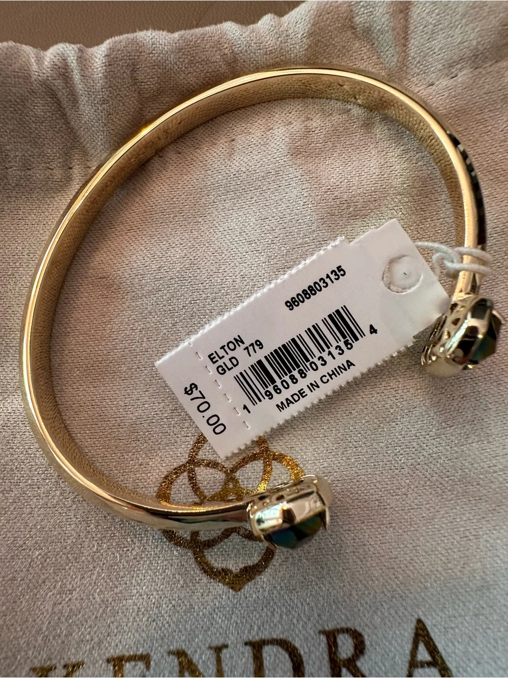 Kendra Scott gold tone